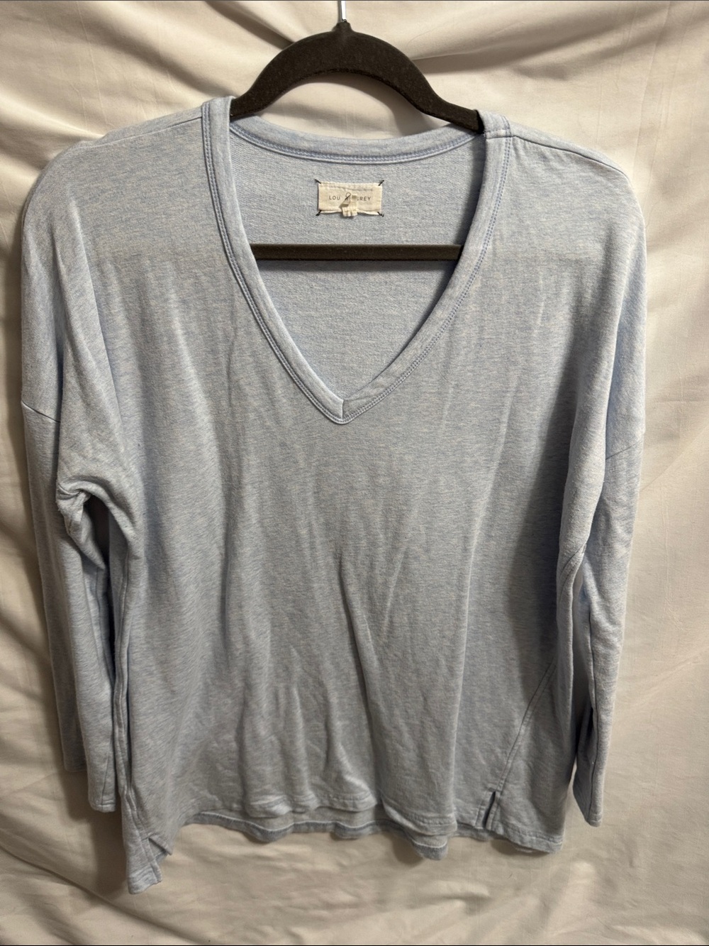 Lou & Grey Pale Blue Crewneck Top